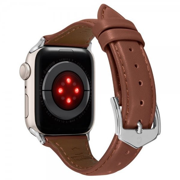 Spigen Apple Watch 38/40/41/42mm ranneke Kajuk Chestnut