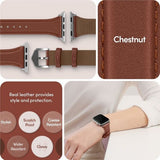 Spigen Apple Watch 38/40/41/42mm ranneke Kajuk Chestnut
