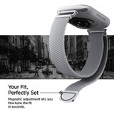 Spigen Apple Watch 38/40/41/42mm ranneke WBM4 Silver