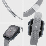 Spigen Apple Watch 38/40/41/42mm ranneke Metal Fit, hopea