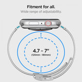 Spigen Apple Watch 38/40/41/42mm ranneke Sleek Link, hopea