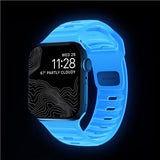 Nomad Apple Watch 38/40/41/42mm ranneke Sport Band Icy Blue Glow