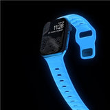 Nomad Apple Watch 38/40/41/42mm ranneke Sport Band Icy Blue Glow