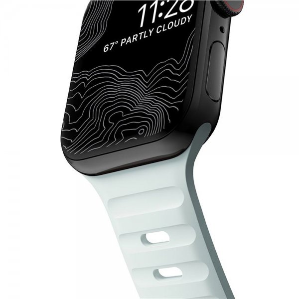 Nomad Apple Watch 38/40/41/42mm ranneke Sport Band Icy Blue Glow