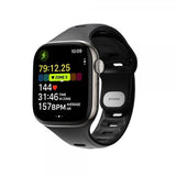 Nomad Apple Watch 38/40/41/42mm ranneke Tempo Band, musta