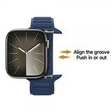 Dux Ducis Apple Watch 38/40/41mm ranneke BL Series, sininen