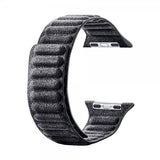 Apple Watch 38/40/41/42 mm ranneke, mokkanahkainen, musta