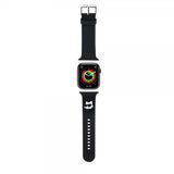 Karl Lagerfeld Apple Watch 38/40/41/42mm ranneke kuminen NFT Choupette musta