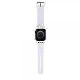 Karl Lagerfeld Apple Watch 38/40/41/42mm ranneke kumi NFT Choupette valkoinen