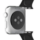 Puro Apple Watch 38/40/41/42mm ranneke ICON Silicone Band musta