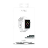 Puro Apple Watch 38/40/41/42mm ranneke ICON silikoniranneke valkoinen