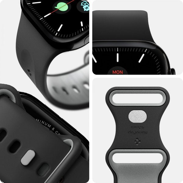 Spigen Apple Watch 40/41/42mm ranneke Nano Pop Black Sesame