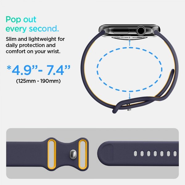 Spigen Apple Watch 40/41/42mm ranneke Nano Pop Blueberry Navy