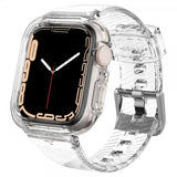 Spigen Apple Watch 40/41mm Kuori ja ranneke, Liquid Crystal Pro Crystal Clear