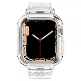 Spigen Apple Watch 40/41mm Kuori ja ranneke, Liquid Crystal Pro Crystal Clear
