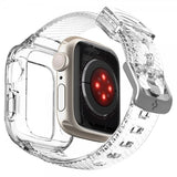 Spigen Apple Watch 40/41mm Kuori ja ranneke, Liquid Crystal Pro Crystal Clear