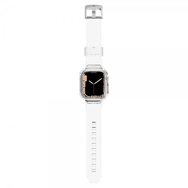 Spigen Apple Watch 40/41mm Kuori ja ranneke, Liquid Crystal Pro Crystal Clear
