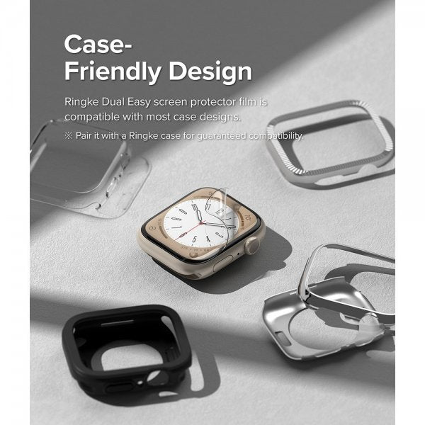 Ringke Apple Watch 40/41mm Näytönsuoja Dual Easy Film 3-pakkaus