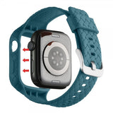 Apple Watch 41mm ranneke, kudottu, sinivihreä
