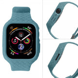 Apple Watch 41mm ranneke, kudottu, sinivihreä