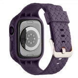 Apple Watch 41mm ranneke, kudottu kuvio, violetti