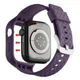 Apple Watch 41mm ranneke, kudottu kuvio, violetti