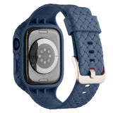 Apple Watch 41mm ranneke, kudottu, tummansininen