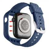 Apple Watch 41mm ranneke, kudottu, tummansininen