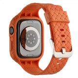 Apple Watch 41mm ranneke, kudottu, oranssi