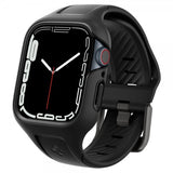 Spigen Apple Watch 41mm Suojakuori ja ranneke Liquid Air Pro, musta