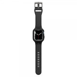 Spigen Apple Watch 41mm Suojakuori ja ranneke Liquid Air Pro, musta