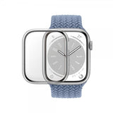 PanzerGlass Apple Watch 41 mm -kuori näytönsuojalla, kokovartalosuojus D3O, läpinäkyvä