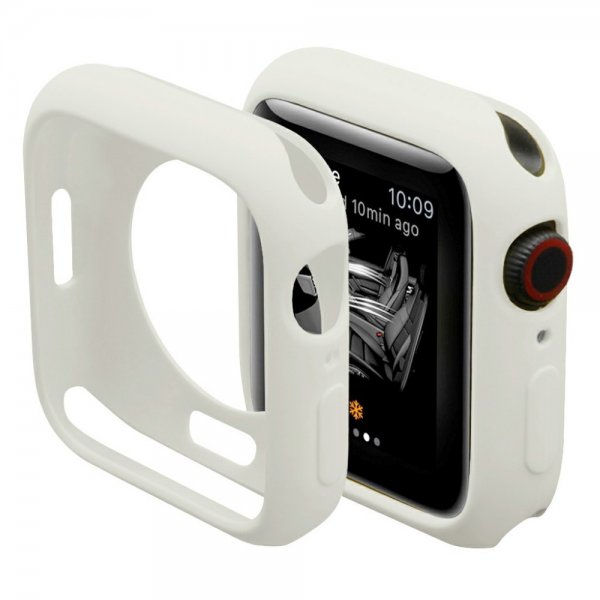 Apple Watch 41mm Suojakuori TPU Luonnonvalkoinen