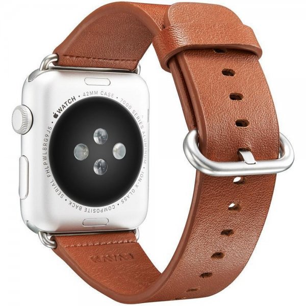 KAVAJ Apple Watch 44/45/46mm/Apple Watch Ultra -ranneke Barcelona, ruskea