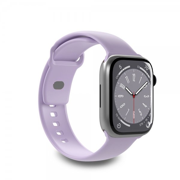 Puro Apple Watch 44/45/46mm/Apple Watch Ultra -ranneke ICON Silikoniranneke Laventeli