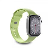 Puro Apple Watch 44/45/46mm/Apple Watch Ultra -ranneke ICON Silicone Band, Matcha Green
