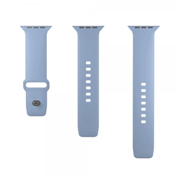 Puro Apple Watch 44/45/46mm/Apple Watch Ultra -ranneke ICON silikoniranneke Powder Blue
