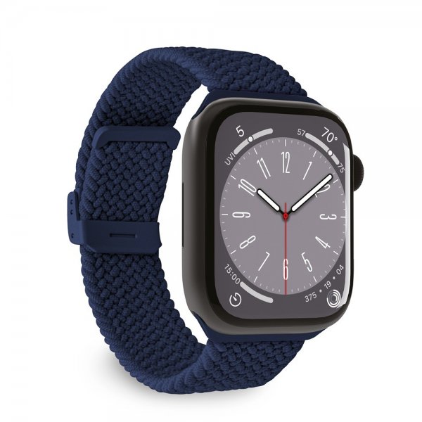 Puro Apple Watch 44/45/46mm/Apple Watch Ultra -ranneke Loop Night Blue