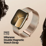 Dux Ducis Apple Watch 44/45/46mm/Apple Watch Ultra Milanese Pro Series ranneke, kulta