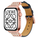 Apple Watch 44/45/46mm/Apple Watch Ultra Ranneke Helmiä Sininen
