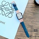 Apple Watch 44/45/46mm/Apple Watch Ultra Ranneke Helmiä Sininen