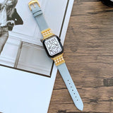 Apple Watch 44/45/46mm/Apple Watch Ultra Ranneke Helmi Vaaleansininen