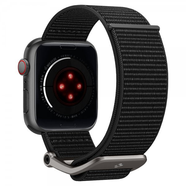 Spigen Apple Watch 44/45/46mm/49mm ranneke DuraPro Flex Musta