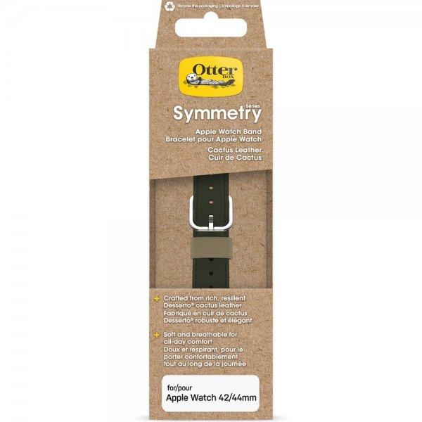 Otterbox Apple Watch 44/45/46 mm ranneke Symmetry Cactus Leather Cactus Groove