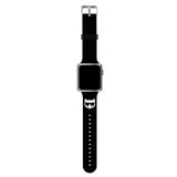 Karl Lagerfeld Apple Watch 42/44/45mm/Apple Watch Ultra -ranneke Choupette Musta