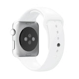 Puro Apple Watch 44/45/46mm/Apple Watch Ultra -ranneke ICON silikoniranneke valkoinen