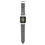 Karl Lagerfeld Apple Watch 42/44/45mm/Apple Watch Ultra Ranneke Saffiano Silver