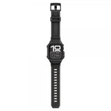 Spigen Apple Watch 42mm (sarja 10/11) Rugged Armor Pro 2 ranneke Mattamusta