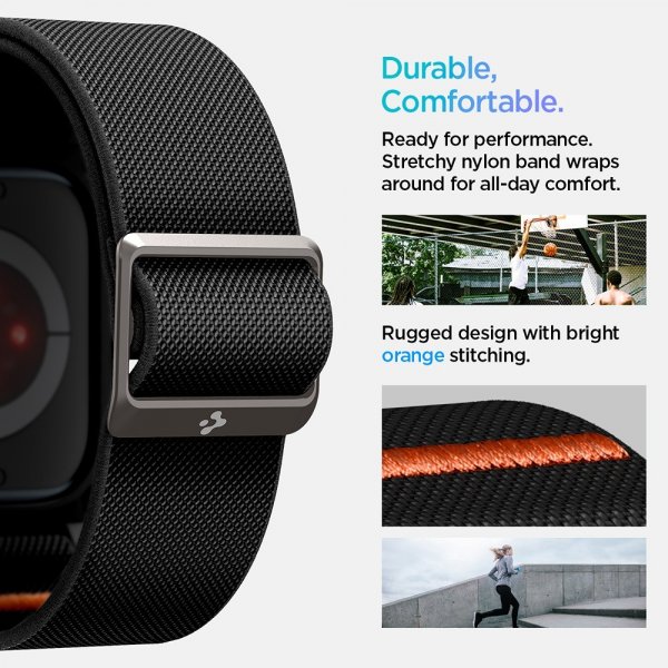 Spigen Apple Watch 42mm (Series 10/11) ranneke ja suojakotelo Lite Fit Pro Matte Black