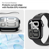 Spigen Apple Watch 42mm (sarja 10/11) Näytönsuoja EliteShield EZ Fit 2-pakkaus